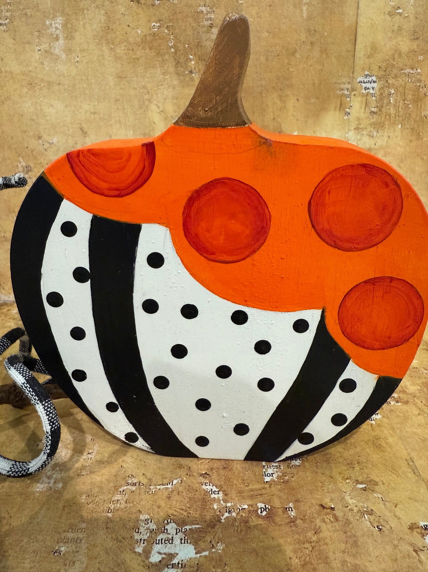 Polka Dot Pumpkin