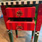 Poinsettia Accent Table