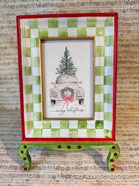 Cindy Lou Frame with Merry Christmas Art