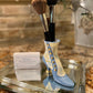 Whimsical Victorian  Boot Vase/Figurine
